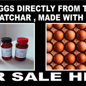 Eggs and atchar for sale